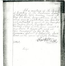 Minutes of the ASO Board of Directors, 1920 Mar 15, p. 181