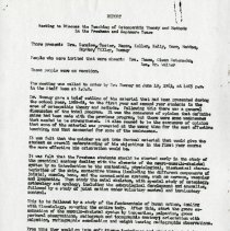 Meeting to Discuss the Teaching of Osteopathic Theory and Methods in Freshm