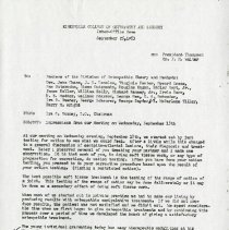 Kirksville College of Osteopathy and Surgery Inter-Office Memo from Ira C.