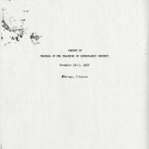 Report of Seminar on the Teaching of Osteopathic Technic