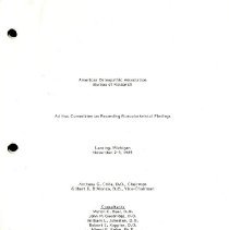 Recording Musculoskeletal Findings