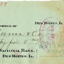 Check Number 1359 from The Dr. S.S. Still College and Infirmary of Osteopat