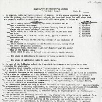 First Examination in Microscopic Anatomy