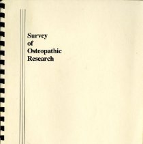 Survey of Osteopathic Research