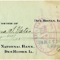 Check Number 1302 from The Dr. S.S. Still College and Infirmary of Osteopat