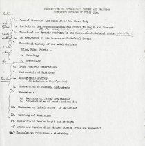 Foundations of Osteopathic Theory and Practice Tentative Outline of First Y