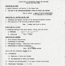 Foundations of Osteopathic Theory and Practice Outline for First Year