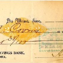 Check Number 20 from The Dr. S.S. Still College and Infirmary of Osteopathy