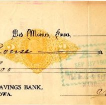 Check Number 16 from The Dr. S.S. Still College and Infirmary of Osteopathy