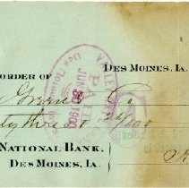 Check Number 1380 from The Dr. S.S. Still College and Infirmary of Osteopat