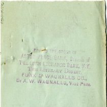 Check Number 1381 from The Dr. S.S. Still College and Infirmary of Osteopat