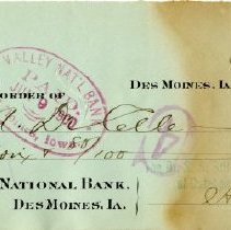 Check Number 1374 from The Dr. S.S. Still College and Infirmary of Osteopat