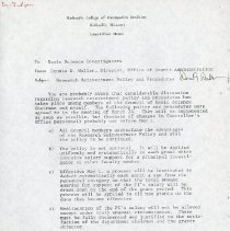 Kirksville College of Osteopathic Medicine Inter-Office Memo