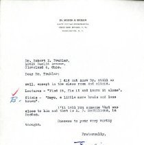 Letter to Robert E. Truhlar from Merton A. English