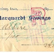 Check Number 104 from The Dr. S.S. Still College and Infirmary of Osteopath