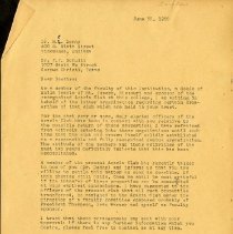 June 1950 Letter to J.J. Schultz and N.E. Denny from George E. Snyder