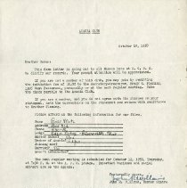 Acacia Membership Solicitation Letter