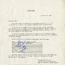 Acacia Membership Solicitation Letter