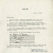 Acacia Membership Solicitation Letter