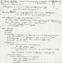 Handwritten Notes about Cervical Vertebrae Anatomy