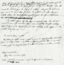 Handwritten Notes on the Development of the Vertebral Column