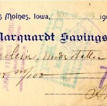 Check Number 49 from The Dr. S.S. Still College and Infirmary of Osteopathy