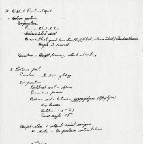 Handwritten Notes on the Anatomy of the Cervical Vertebrae