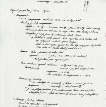 Handwritten Notes on the Physical Properties of Bones