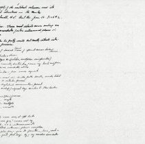 Handwritten Notes about the Nerve Supply of the Vertebral Column