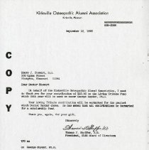 September 1976 Letter to Henry J. Stewart from Thomas F. Sheffer