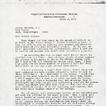 March 1978 Letter to George Eiceman from Thomas W. Smith