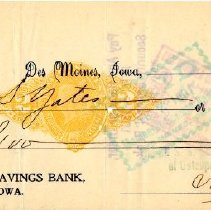 Check Number 17 from The Dr. S.S. Still College and Infirmary of Osteopathy