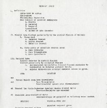 Neuroanatomy Outline