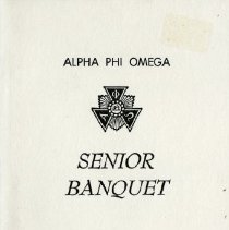 Alpha Phi Omega Senior Banquet Program