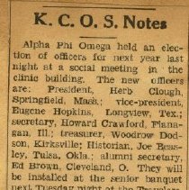 Kirksville College of Osteopathy and Surgery Notes