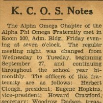 Kirksville College of Osteopathy and Surgery Notes