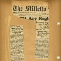 Page Sixteen of Alpha Phi Omega Scrapbook