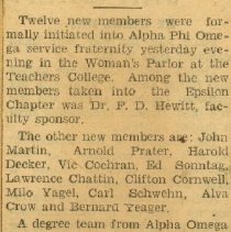 Kirksville Daily Express Article