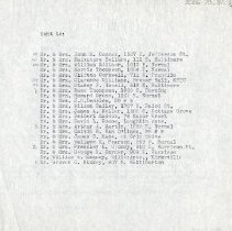 Acacia Club Senior Banquet Program