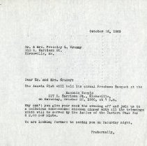 Acacia Club Senior Banquet Program