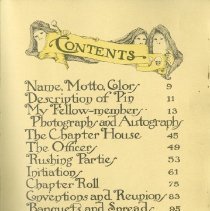 Page Eight of the Theta Psi Scrapbook