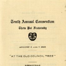 Tenth Annual Convention Theta Psi Fraternity