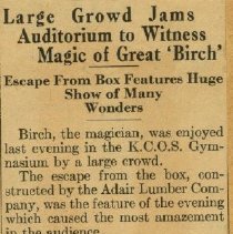 Large Crowd Jams Auditorium to Witness Magic of Great Birch