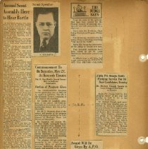 Page Thirty-Four of Alpha Phi Omega Scrapbook