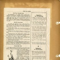 Page Thirty- Six of Alpha Phi Omega Scrapbook