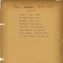 Page Thirty-Nine of Alpha Phi Omega Scrapbook