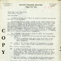 August 1943 Letter to Alpha Tau Sigma Alpha Chapter from Benjamin S. Jolly