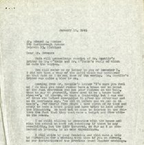 January 1945 Letter to Edmund A. Bowman from Benjamin S. Jolly