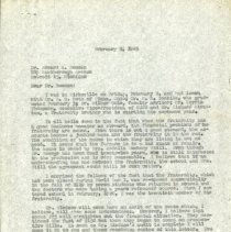 February 1945 Letter to Edmund A. Bowman from Benjamin S. Jolly