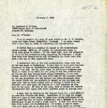 February 1945 Letter to Lawrence P. O'Toole from Vincent P. Carroll
